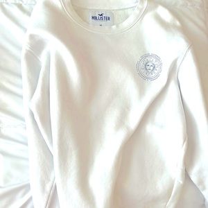 Hollister White Sun Sweater